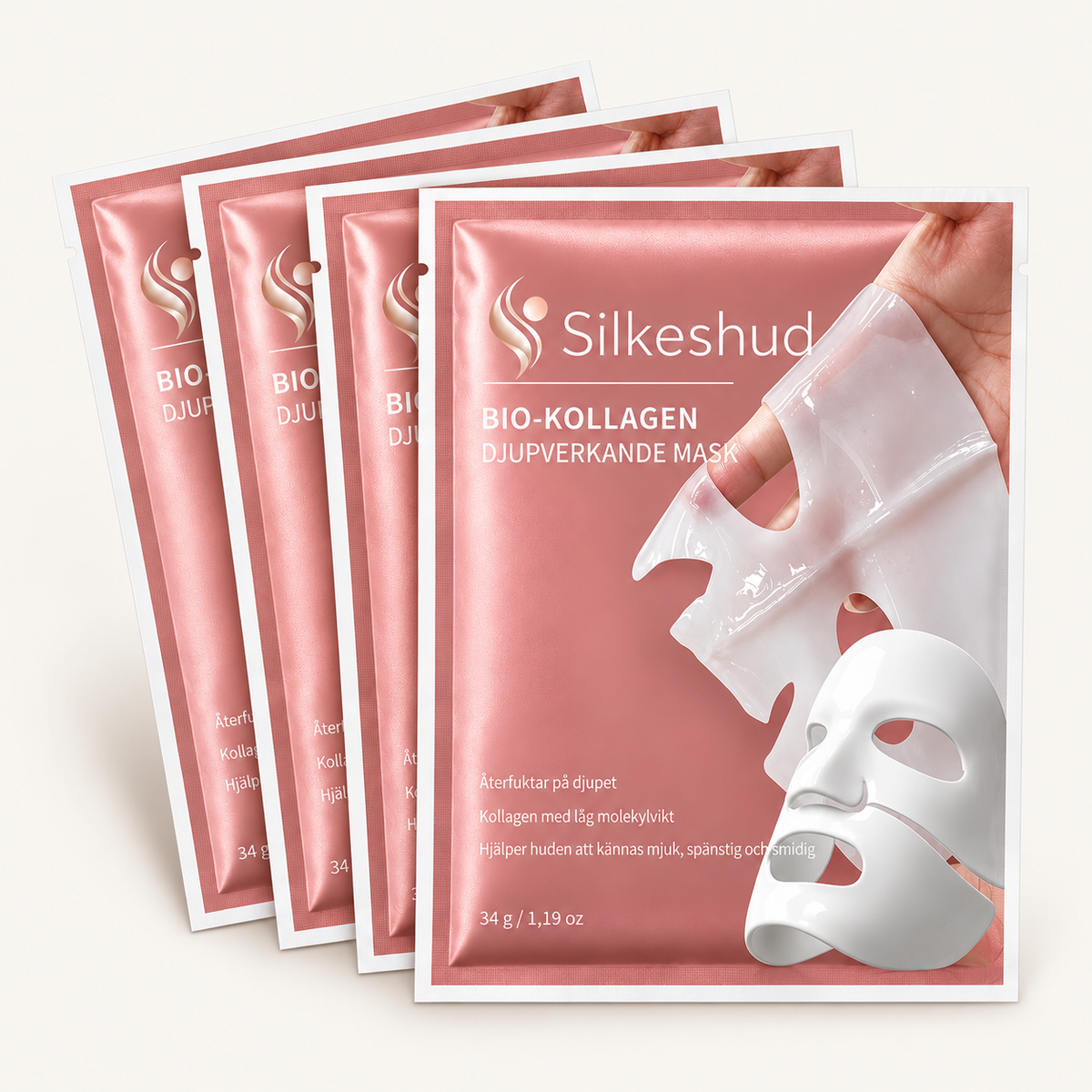 4 st – en förpackning Silkeshud Glow