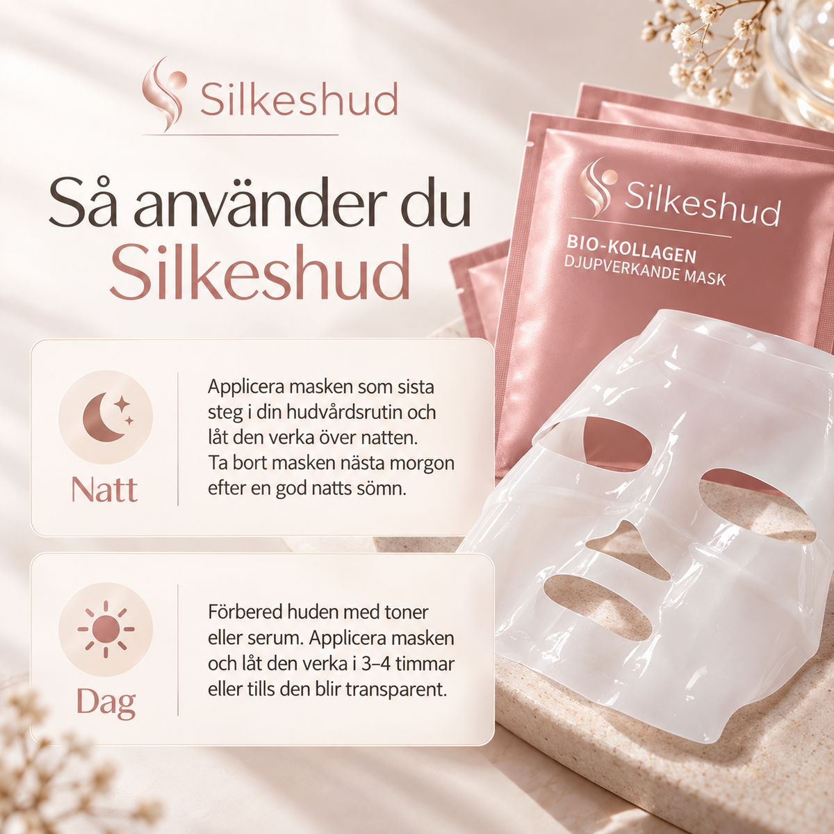 Så använder du Silkeshud Glow under dagen eller natten